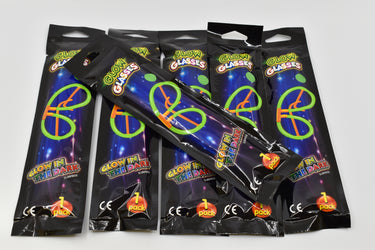 Green Glow Stick Eye Glasses- Single Packs